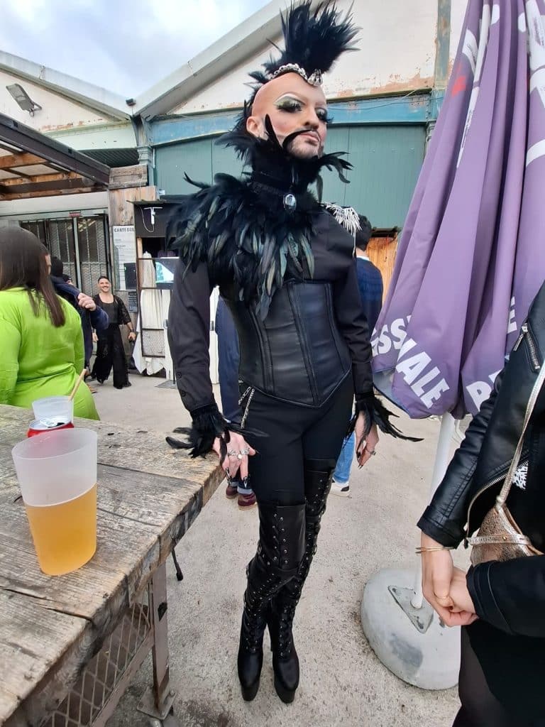 Le Cordeau, Drag queen Patchouli à Folle de Rage, Montpellier