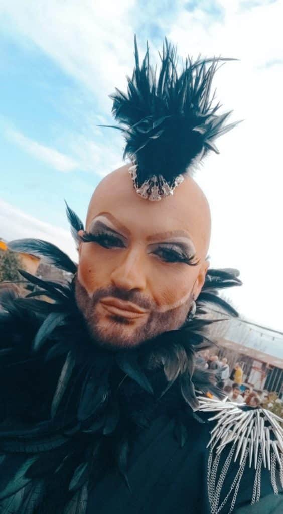 Le Cordeau, Drag queen Patchouli à Folle de Rage, Montpellier
